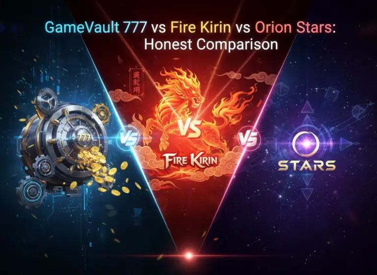 GameVault 777 vs Fire Kirin vs Orion Stars: Honest Comparison